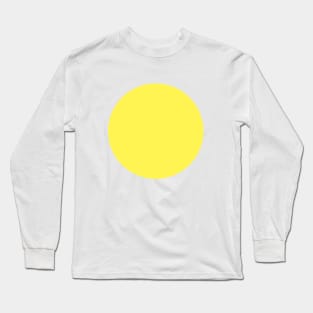Yellow Circle Long Sleeve T-Shirt